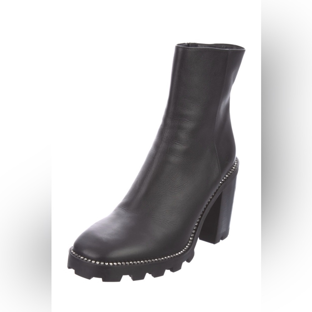 Jimmy Choo Mava Black crystal Heeled Boots